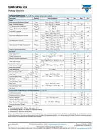 SUM25P10-138-E3 Datasheet Page 2