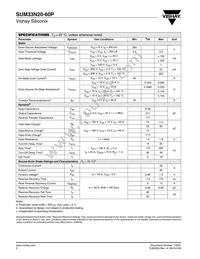 SUM33N20-60P-E3 Datasheet Page 2