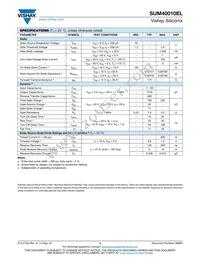 SUM40010EL-GE3 Datasheet Page 2