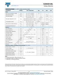 SUM40012EL-GE3 Datasheet Page 2