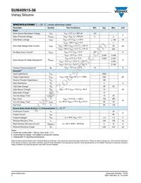 SUM40N15-38-E3 Datasheet Page 2