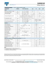 SUM50010E-GE3 Datasheet Page 2