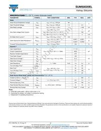 SUM50020EL-GE3 Datasheet Page 2