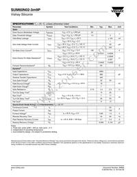 SUM60N02-3M9P-E3 Datasheet Page 2