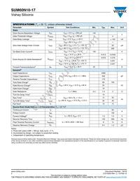 SUM60N10-17-E3 Datasheet Page 2
