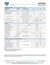 SUM70030E-GE3 Datasheet Page 2