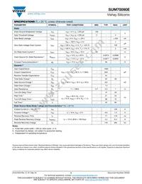 SUM70090E-GE3 Datasheet Page 2