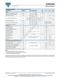 SUM90220E-GE3 Datasheet Page 2