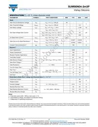 SUM90N04-3M3P-E3 Datasheet Page 2