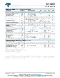 SUP10250E-GE3 Datasheet Page 2