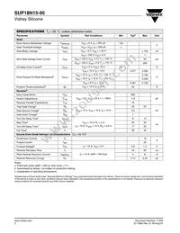 SUP18N15-95-E3 Datasheet Page 2