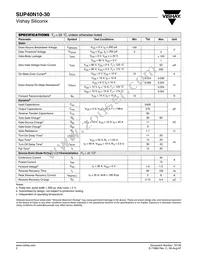 SUP40N10-30-E3 Datasheet Page 2