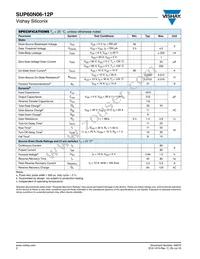 SUP60N06-12P-GE3 Datasheet Page 2