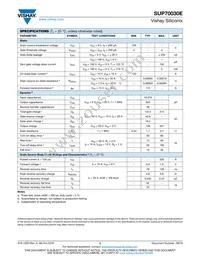 SUP70030E-GE3 Datasheet Page 2