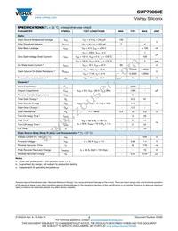 SUP70060E-GE3 Datasheet Page 2