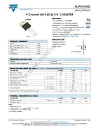 SUP70101EL-GE3 Datasheet Cover