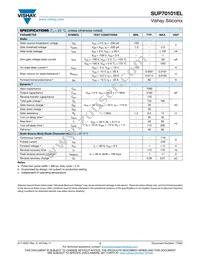SUP70101EL-GE3 Datasheet Page 2