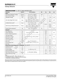 SUP85N15-21-E3 Datasheet Page 2