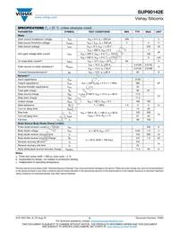 SUP90142E-GE3 Datasheet Page 2