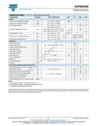 SUP90220E-GE3 Datasheet Page 2