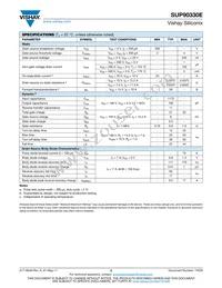 SUP90330E-GE3 Datasheet Page 2