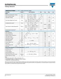 SUP90P06-09L-E3 Datasheet Page 2