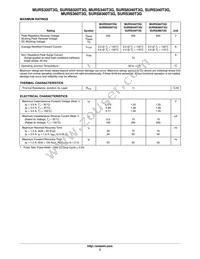SURS360DT3G Datasheet Page 2