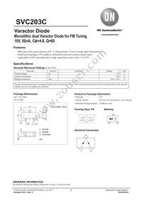 SVC203C-TB-E Datasheet Cover