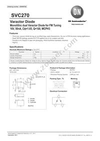 SVC270-TL-E Datasheet Cover