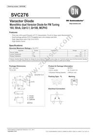 SVC276-TL-E Datasheet Cover