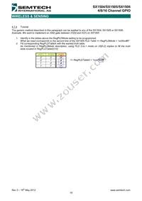 SX1506I091TRT Datasheet Page 18