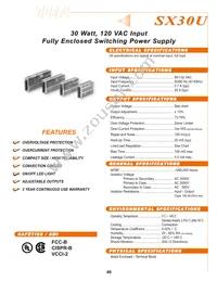 SX30U-24S Datasheet Cover