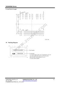 SX68003MH Datasheet Page 15