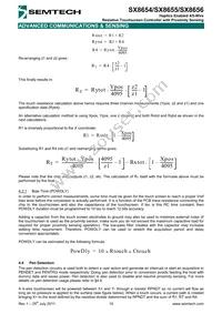 SX8655ICSTRT Datasheet Page 16