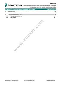 SX8661I07ZULTRT Datasheet Page 4