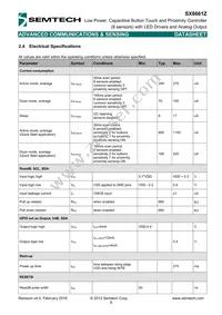 SX8661I07ZULTRT Datasheet Page 9