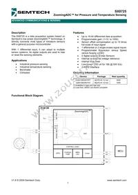 SX8725E083TDT Datasheet Cover