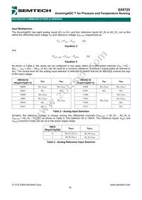 SX8725E083TDT Datasheet Page 19