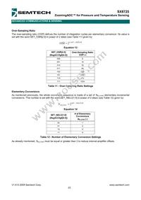 SX8725E083TDT Datasheet Page 23