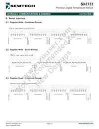 SX8733EWLTRT Datasheet Page 15