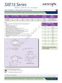 SXE15-48D05-3V3J Datasheet Page 2