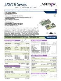 SXN15-48D3V3-2V5J Datasheet Cover