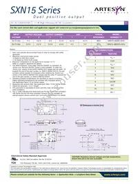 SXN15-48D3V3-2V5J Datasheet Page 2