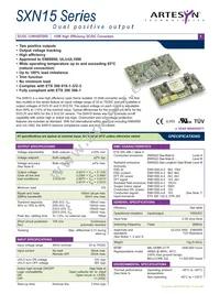SXN15-48D3V3-2V5R Datasheet Cover