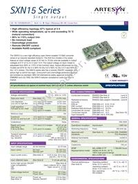 SXN15-48S3V3J Datasheet Cover