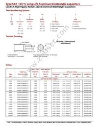 SXR391M035ST Datasheet Page 2