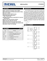 SY100S350JZ-TR Datasheet Cover