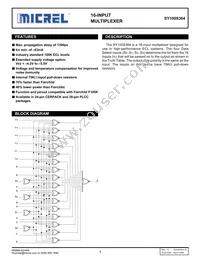 SY100S364FC Datasheet Cover