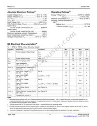 SY54017ARMG-TR Datasheet Page 4