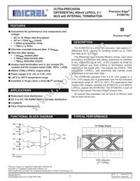 SY58019UMI-TR Datasheet Cover